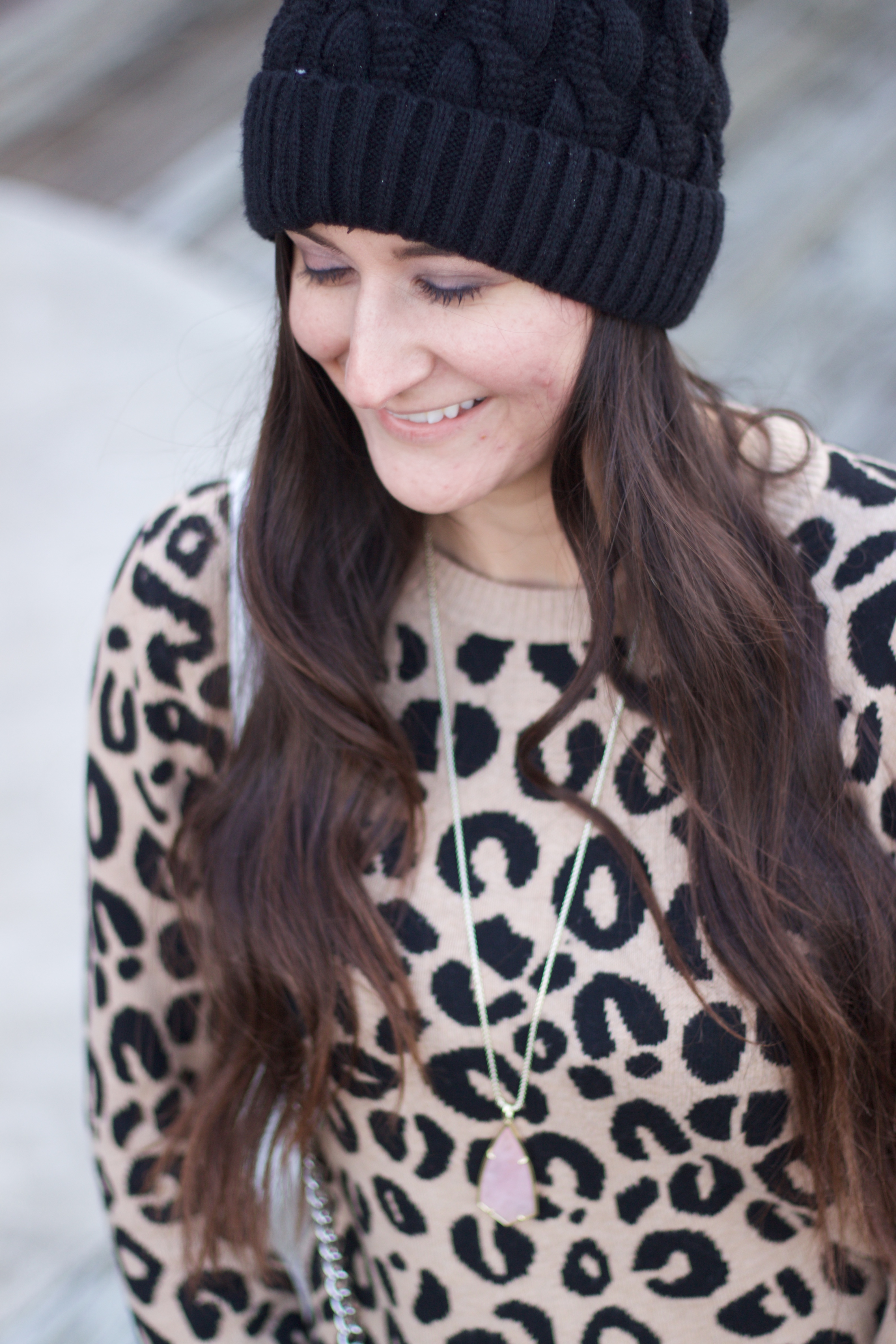 Leopard Sweater Styling, Cute Leopard Print | The Fashionable Maven #fallFashion #falloutfit