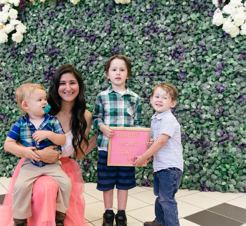 Lifestyle blogger Jenni Metz with her sons, discuses self care