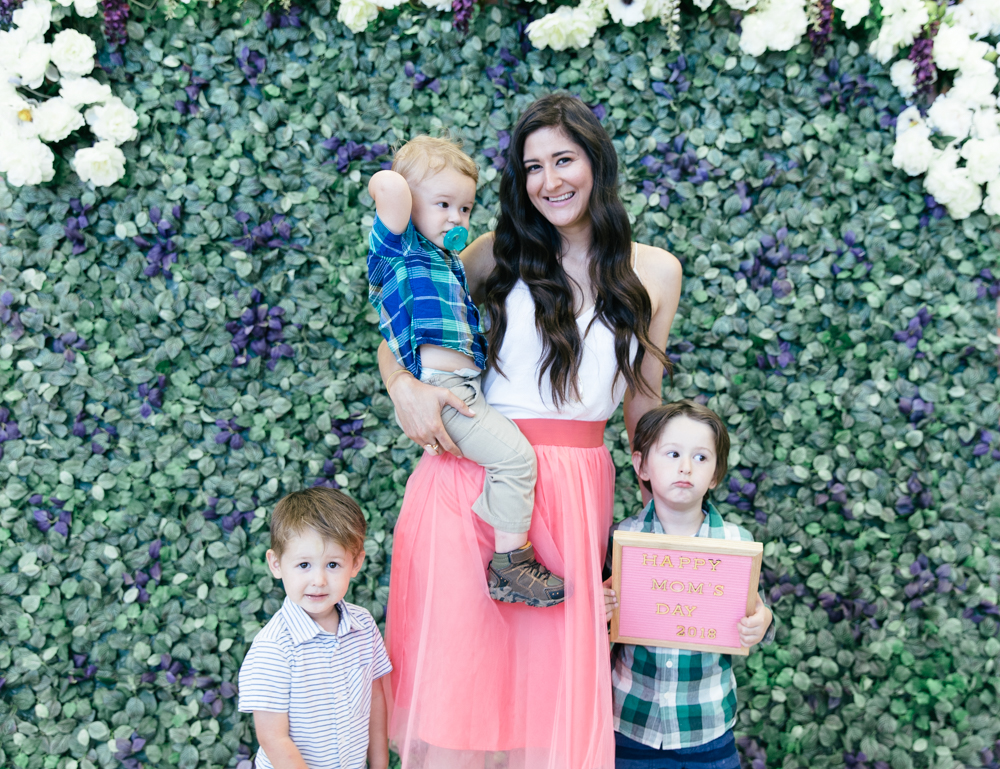 The Fashionable Maven blogger Jenni Metz with her kids. Self care