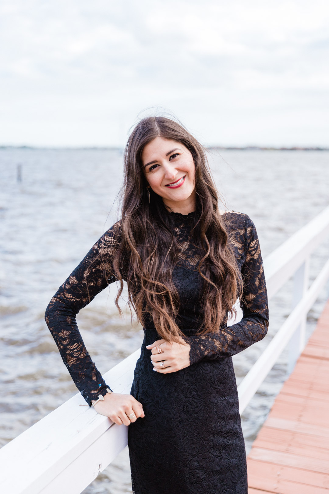 Fall Wedding style: Little black dress: Lace dress. | The Fashionable Maven #falllfashion