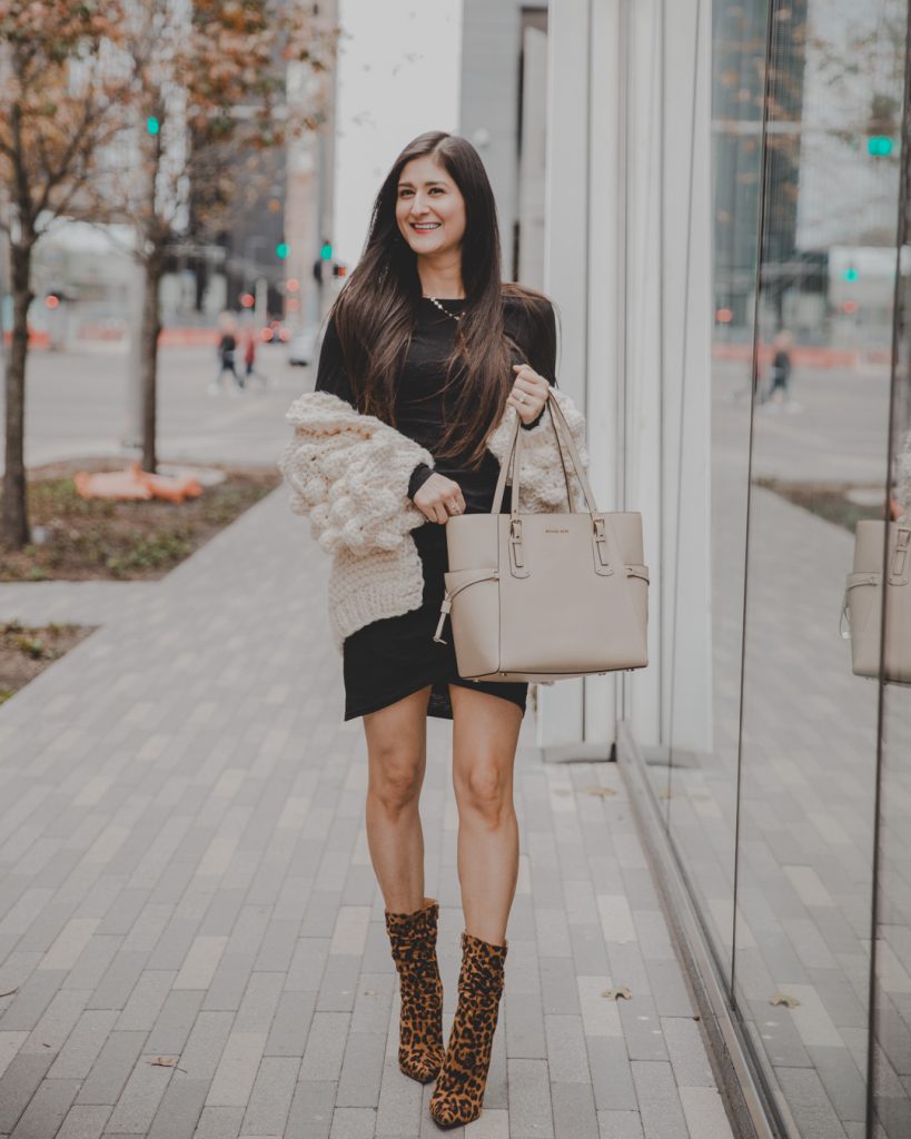 Casual dress with boots online