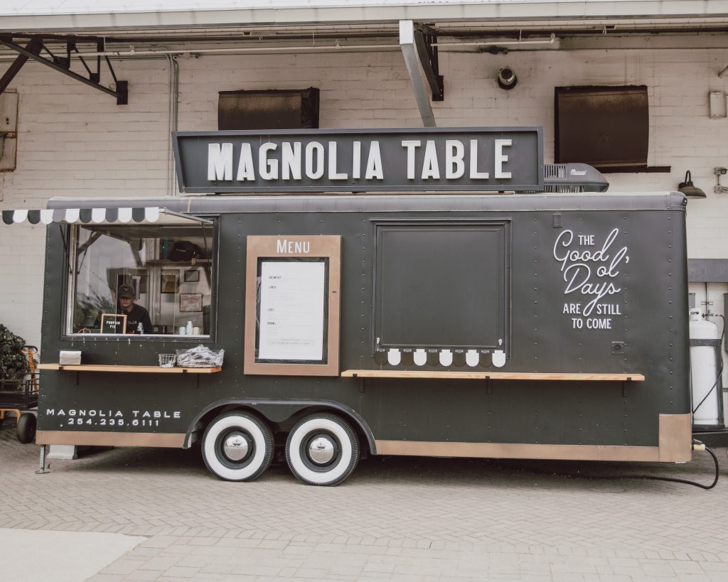 Magnolia table food truck in Waco, TX