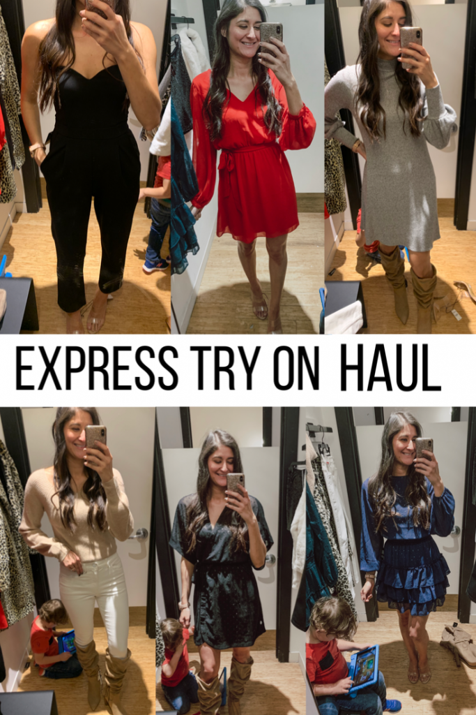 Express Try on Haul for Black Friday event. Everything is 50% off. More at Thefashionablemaven.com