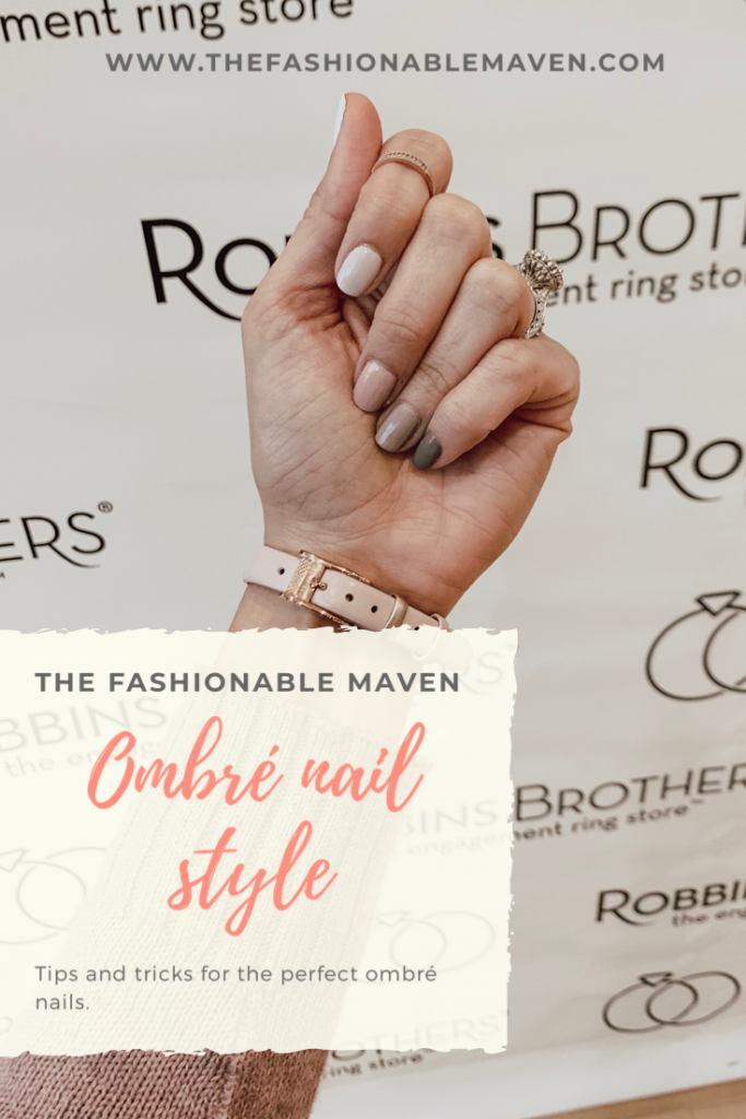 Ombre nail style- The Fashionable Maven. Ready to try this new ombre nail trend? These neutral ombre nails are so trendy. More at thefashionablemaven.com neutral nails