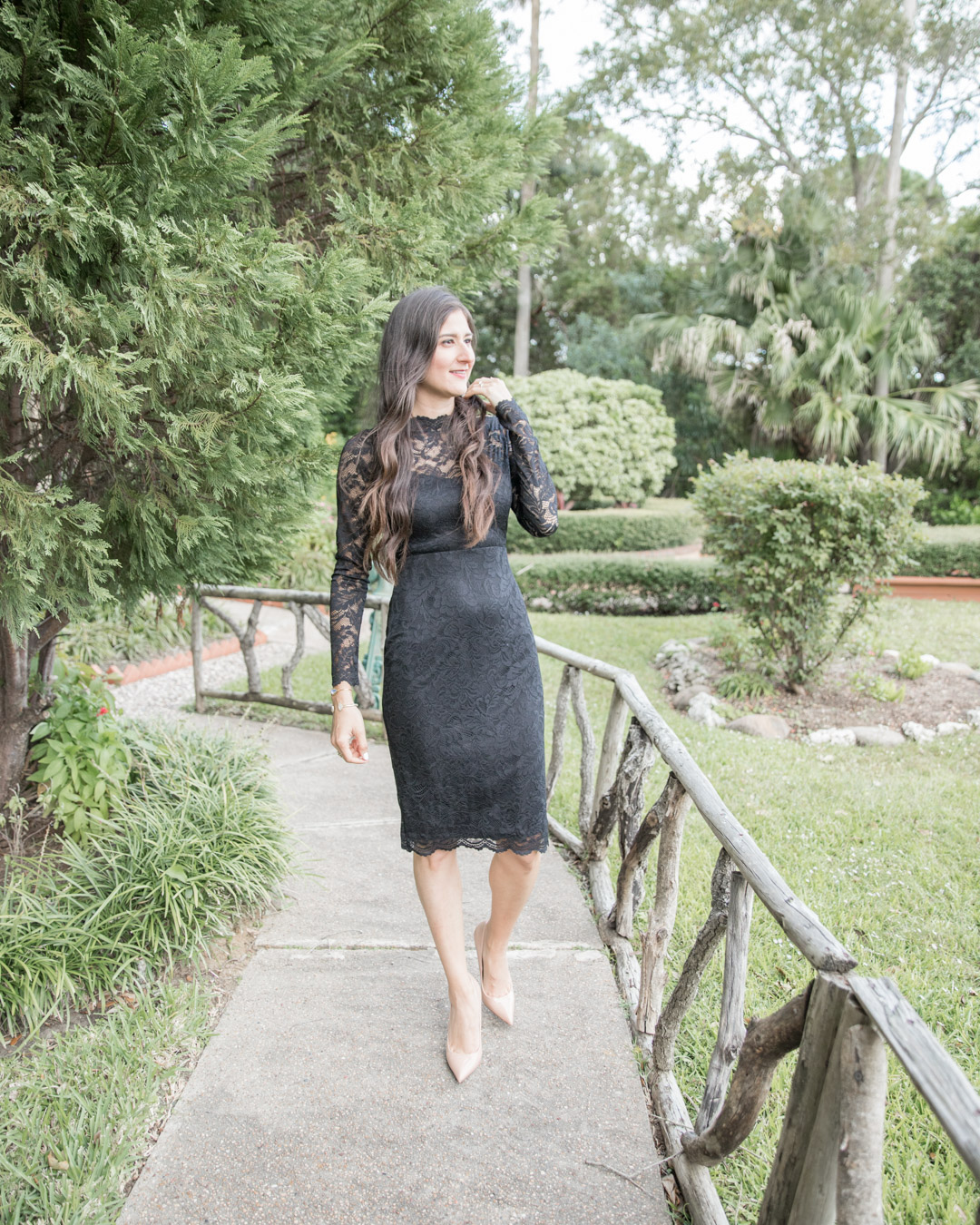 Chic Fall Wedding Guest Style: Lace dress of my dreams - The ...