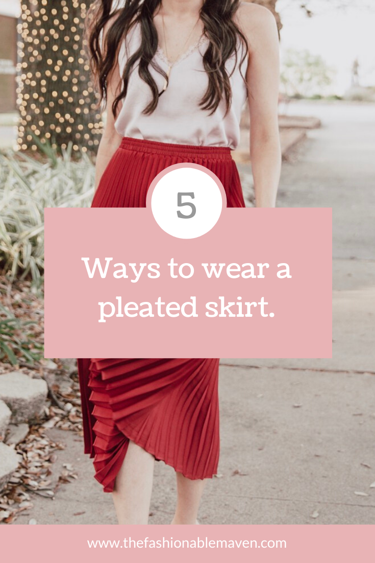 Pleated Skirt 5 ways: How to wear a pleated midi skirt - The ...