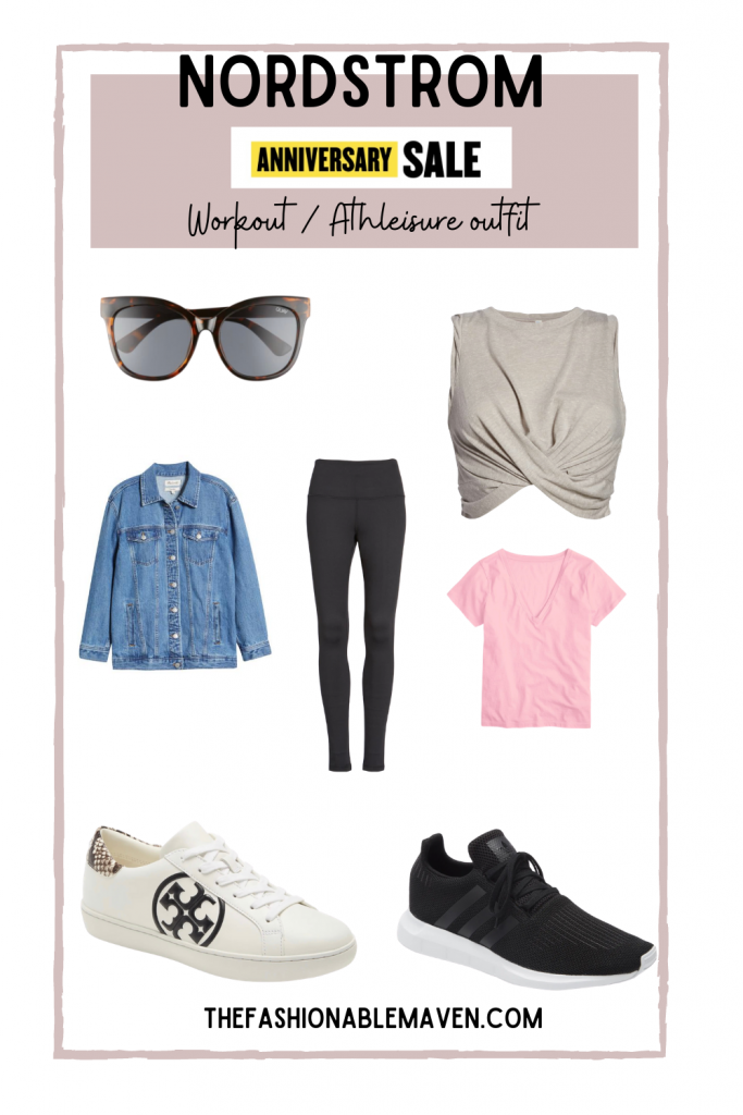 Nordstrom Anniversary sale top picks workout/ athleisure outfit ideas.