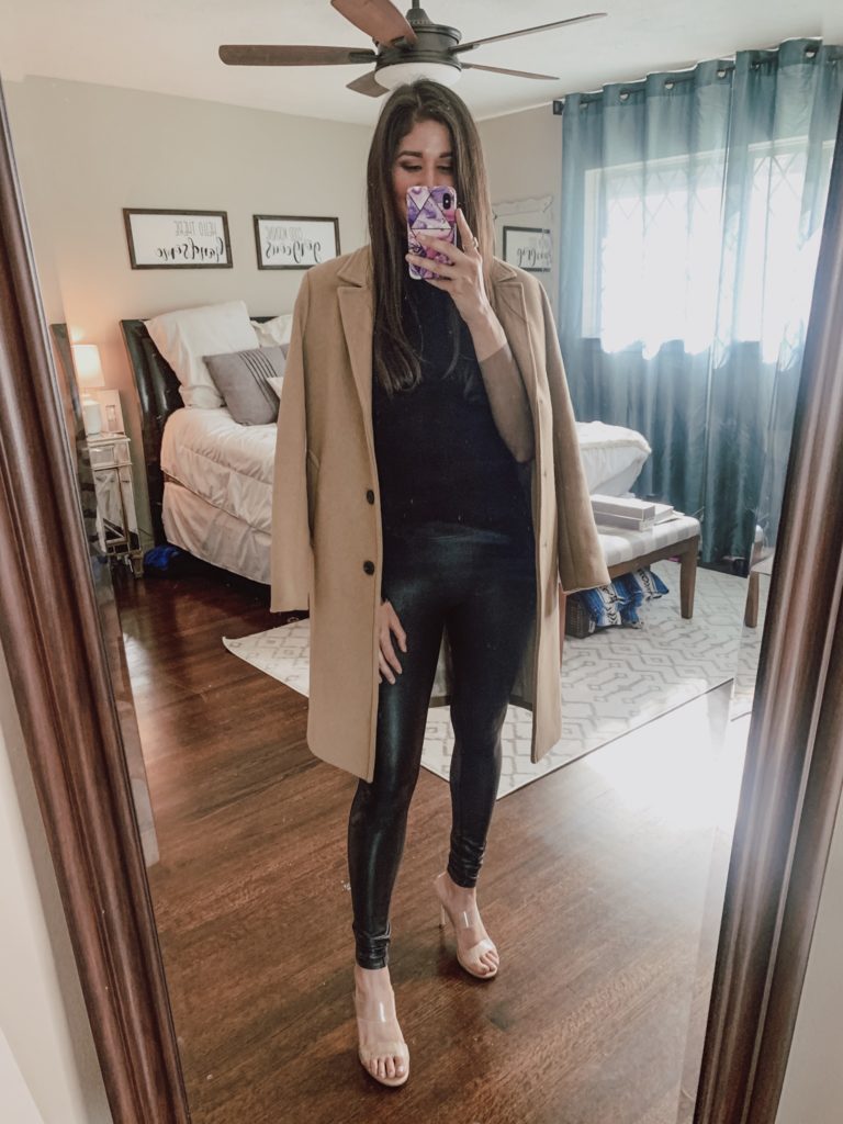 Spanx Faux Leather Leggings Styled Five Ways — Mommy In Heels